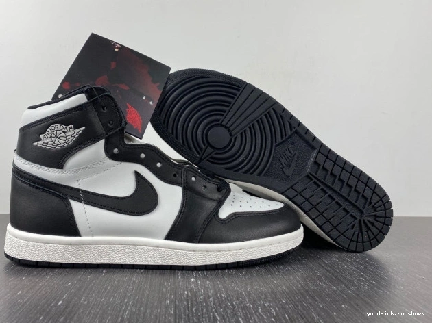 High (2023) 85 Black Jordan Retro White 1 BQ4422-001 0817